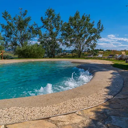 Cabrandano Con Piscina Tra Pesaro E Urbino Lägenhet *